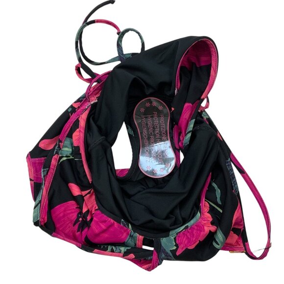 Dries Van Noten Gaia Floral Twisted Keyhole One Piece Swimsuit XS NEW - Picture 6 of 13